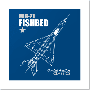 Mig-21 Fishbed Posters and Art